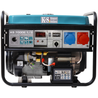 Бензиновий генератор KÖNNER&SÖHNEN KS 7000E-1/3 АКЦІЯ: 20л палива+ олія+вихлопна труба в подарунок